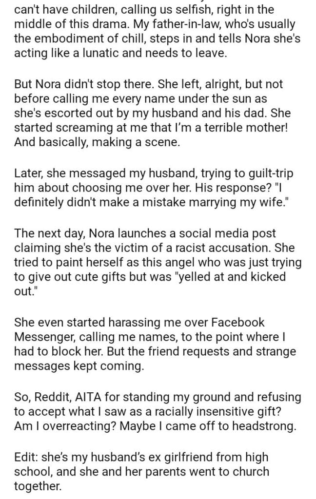 Not Accepting An Apology
