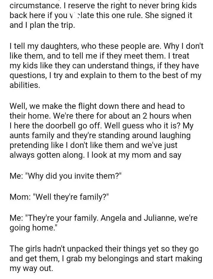 AITA For my kids back home with me from my parents – DJOTD.com